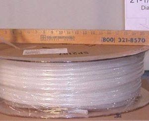 TUBING,WHITE LINE,.265ID X .420DD,500FT ROLL,BEVLEX