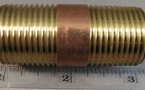 NIPPLE 3/4 " X 2" BRASS