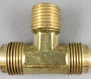 TEE,3/8MF X 3/8MF X 3/8MP ON THE RISE,BRASS