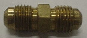 UNION,1/4MF X 1/4MF,BRASS