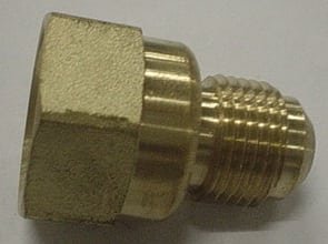 COUPLING,1/2MF X 3/8FP,BRASS