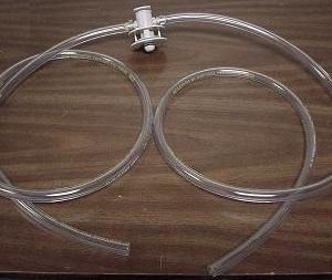 ASSEMBLY,BIB,5 FT BIB HOSE WITH QCD CONNECTOR & 2 17.0 CLAMPS