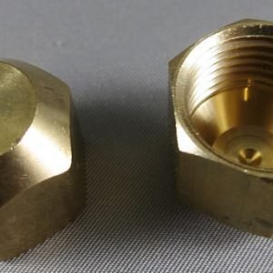 CAP,FLARE,SAEF,1/2,BRASS