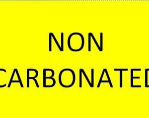 TAG,NON-CARBONATED,2 1/4 X 3 3/4,YELLOW BACKGROUND WITH BLACK LETTERS
