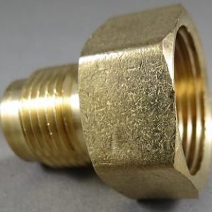 CONNECTOR,3/4FP X 1/2MF,BRASS