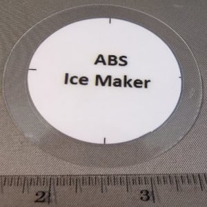 TAG,"ABS ICE MAKER",2 1/4 ROUND,LAMINATED