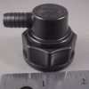 CONNECTOR,L,BAG IN BOX,BLACK,3/8