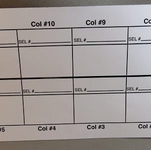 DECAL,"SERVICE RECORD",8.5 X 11,CRACK N' PEEL,BLD