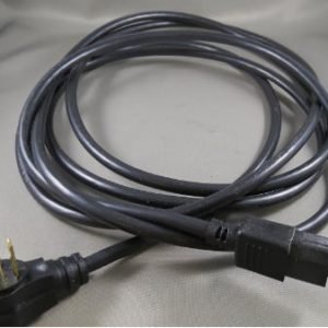 CORD,POWER,138IN,16-3GAUGE,W/90 DEGREE RIGHT MALE & STRAIGHT FEMALE COMPUTER PLUG