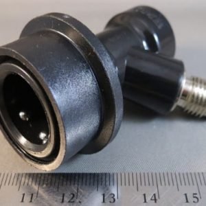 DISCONNECT,LIQUID,1/4 MF,BLACK