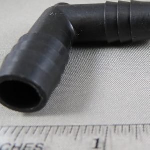ELBOW,POLYPROPYLENE,BLACK,1/2 BARB X 1/2 BARB