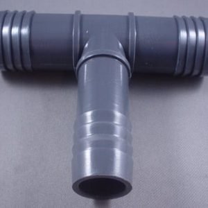 TEE,PVC,(3)1 IN BARB....