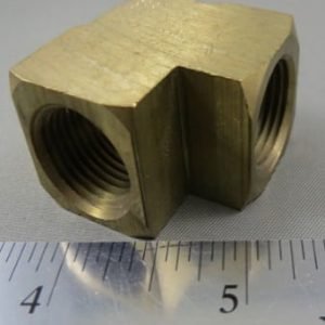 ELBOW,90DEG,BARSTOCK,3/8FP X 3/8FP,BRASS