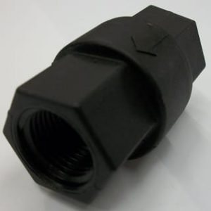 VALVE,CHECK,1/2FP X 1/2FP,BLACK