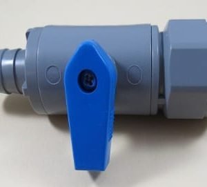 VALVE,SHUTOFF,PVC,BLUE HANDLE,1/2 BARB X 1/2FPT
