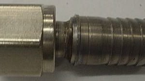 ADAPTER,1/2 BARB X 3/8 FF SWIVEL,SS