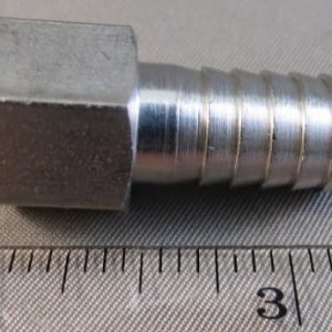 ADAPTER,3/8B X 1/4FF,SS..