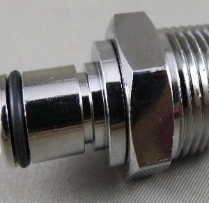 COUPLER,MALE,QCD,W/3/8NPT,CHROME PLATED,FITS 505,091