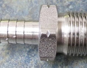 ADAPTER,3/8MP X 5/16BARB,SS