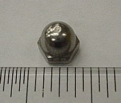 NUT,ACORN,6-32 X 5/16HEX,SS