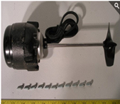 MOTOR,AGITATOR,ASSEMBLY,INCLUDES PROPELLER AND SLINGER WASHER