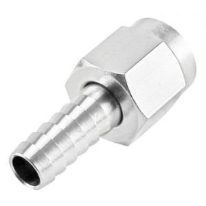 ADAPTER,1/4 SWIVEL NUT X 3/8 BARB,SS